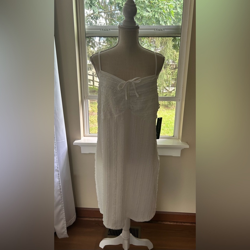 Madden Girl Sleeveless Summer Dress-White-Size 2X NWOT🤍